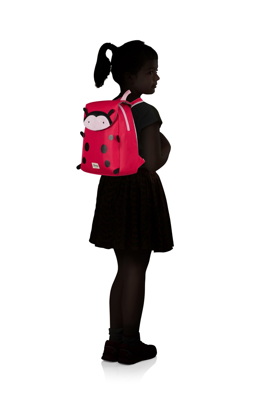 HAPPY SAMMIES ECO-BACKPACK S+ LADYBUG LA - LADYBUG LALLY