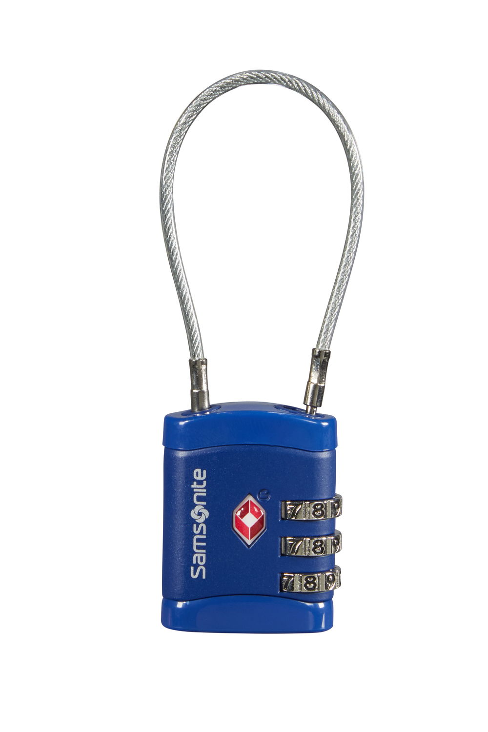 GLOBAL TA - CABLELOCK 3 DIAL TSA - ALBASTRU LA MIEZUL NOPTII