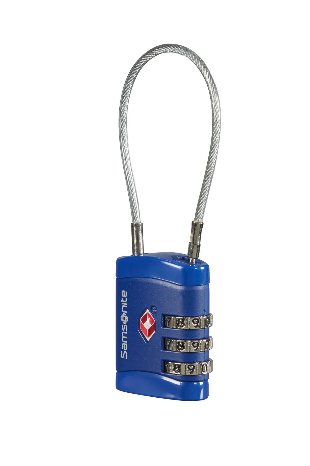 GLOBAL TA - CABLELOCK 3 DIAL TSA - ALBASTRU LA MIEZUL NOPTII