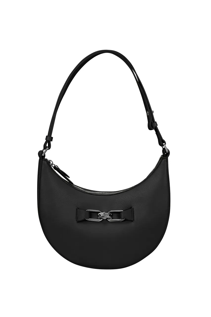 STAR-RING - MINI HOBO BAG - NEGRU