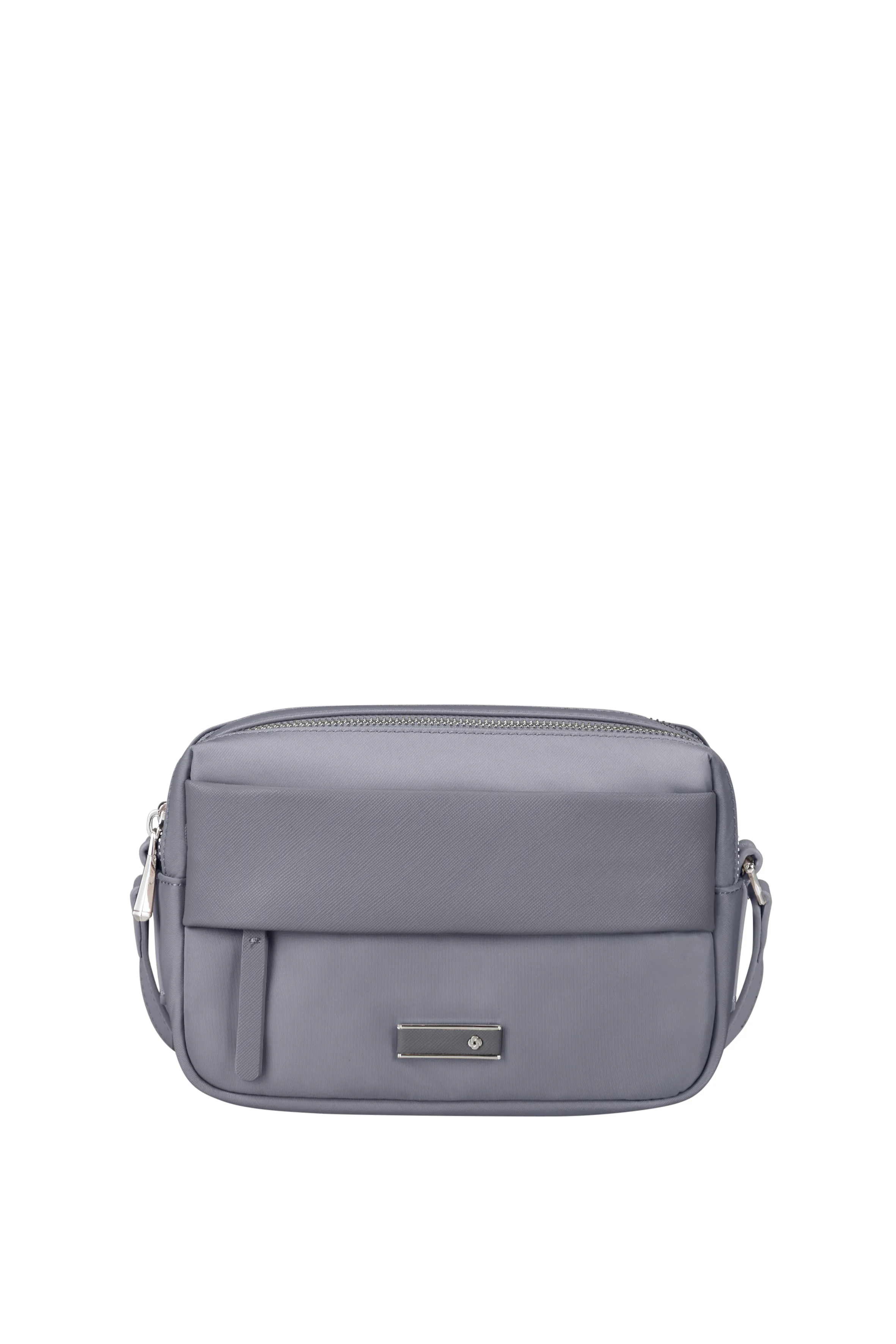 ZALIA 3.0 - SHOULDER BAG 2 COMP - ARGINTIU GRI