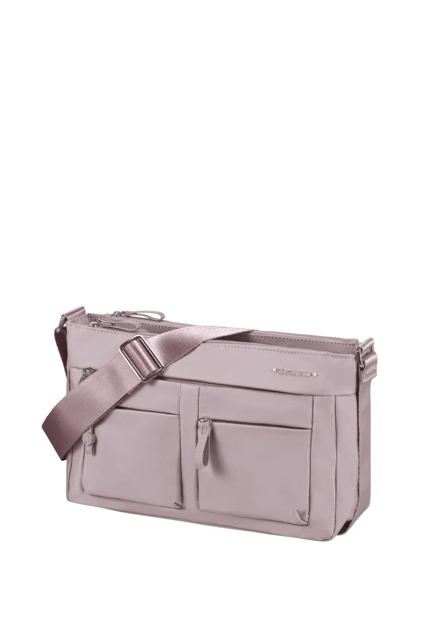 MOVE 4.0-HORIZ. SHOULDER BAG+FLAP-GREJ DESCHIS