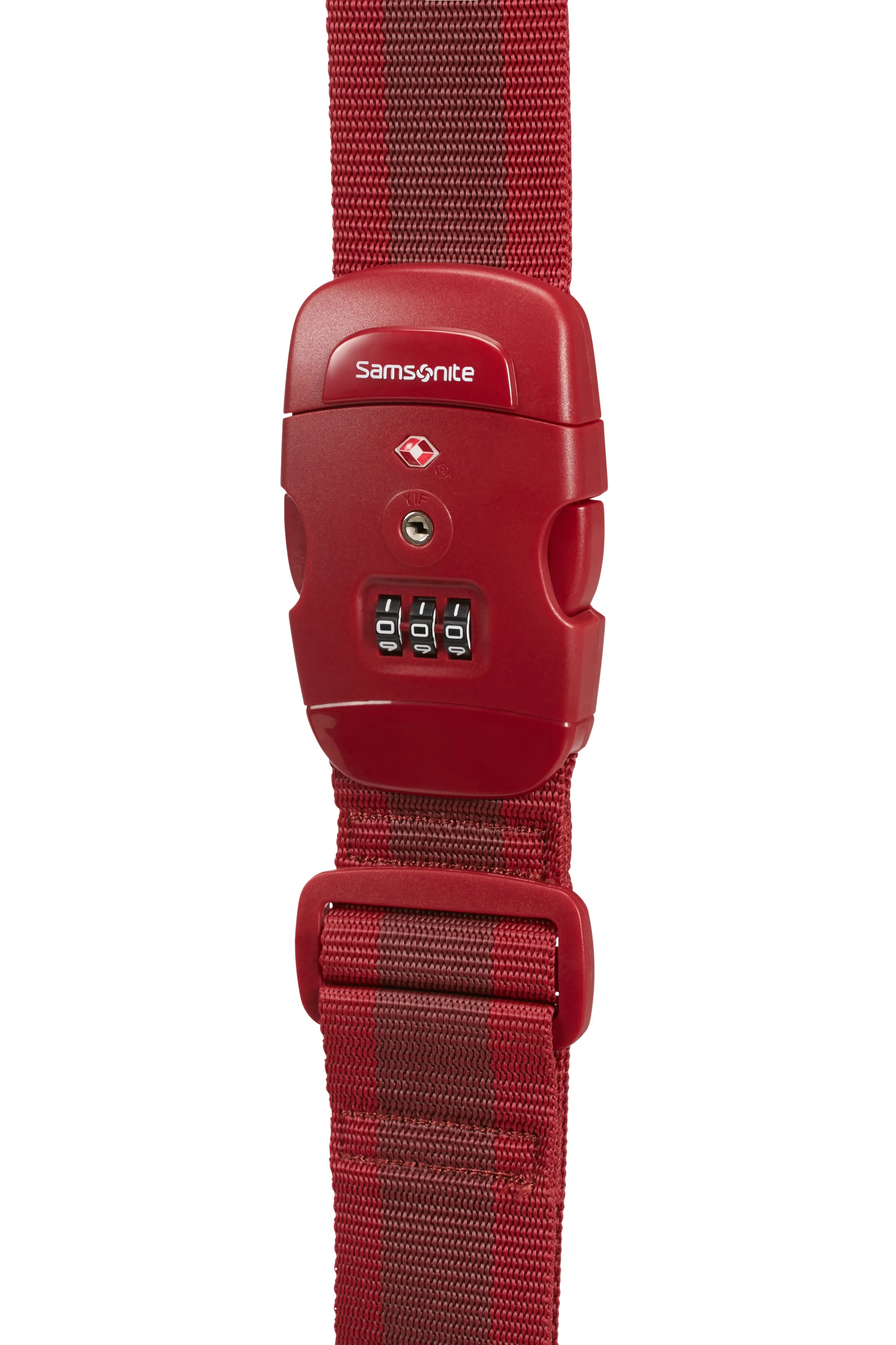 GLOBAL TA - LUGGAGE STRAP/TSA LOCK - ROSU