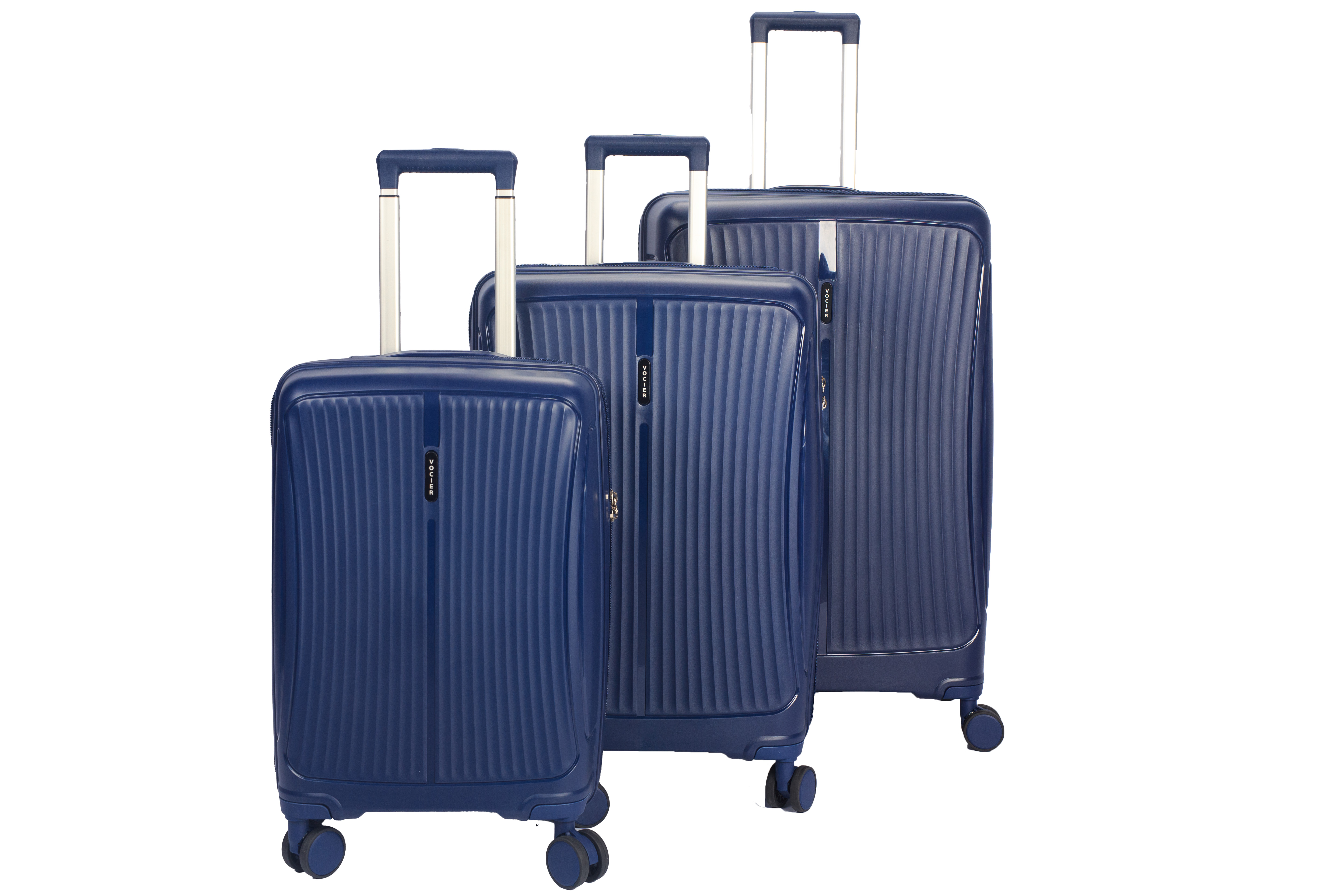 Troler Mare Calatorie Vocier Model Y2 Range Albastru 75cm Spinner Tsa