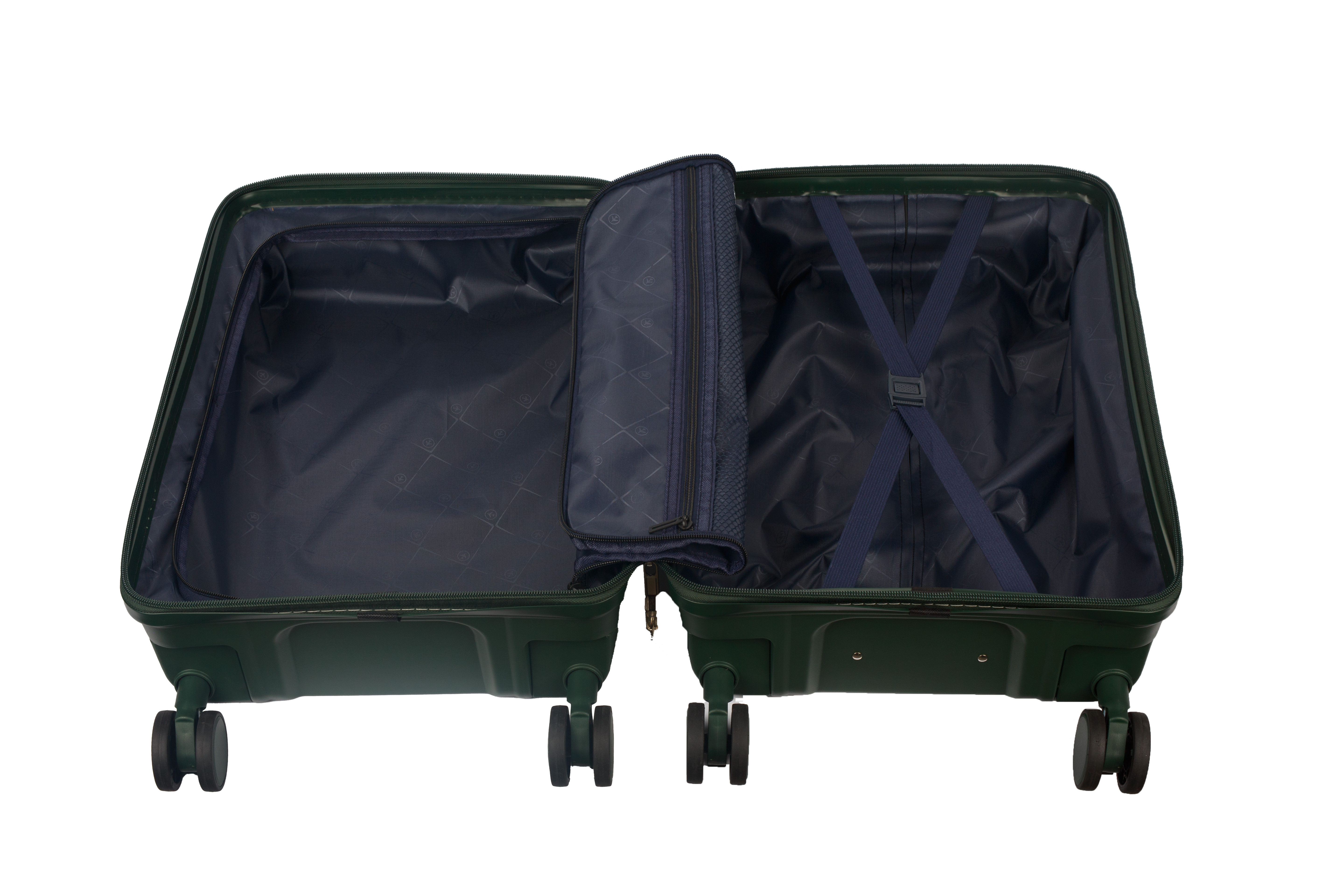 Troler Mare Calatorie Vocier Model Y2 Range Verde 75cm Spinner Tsa