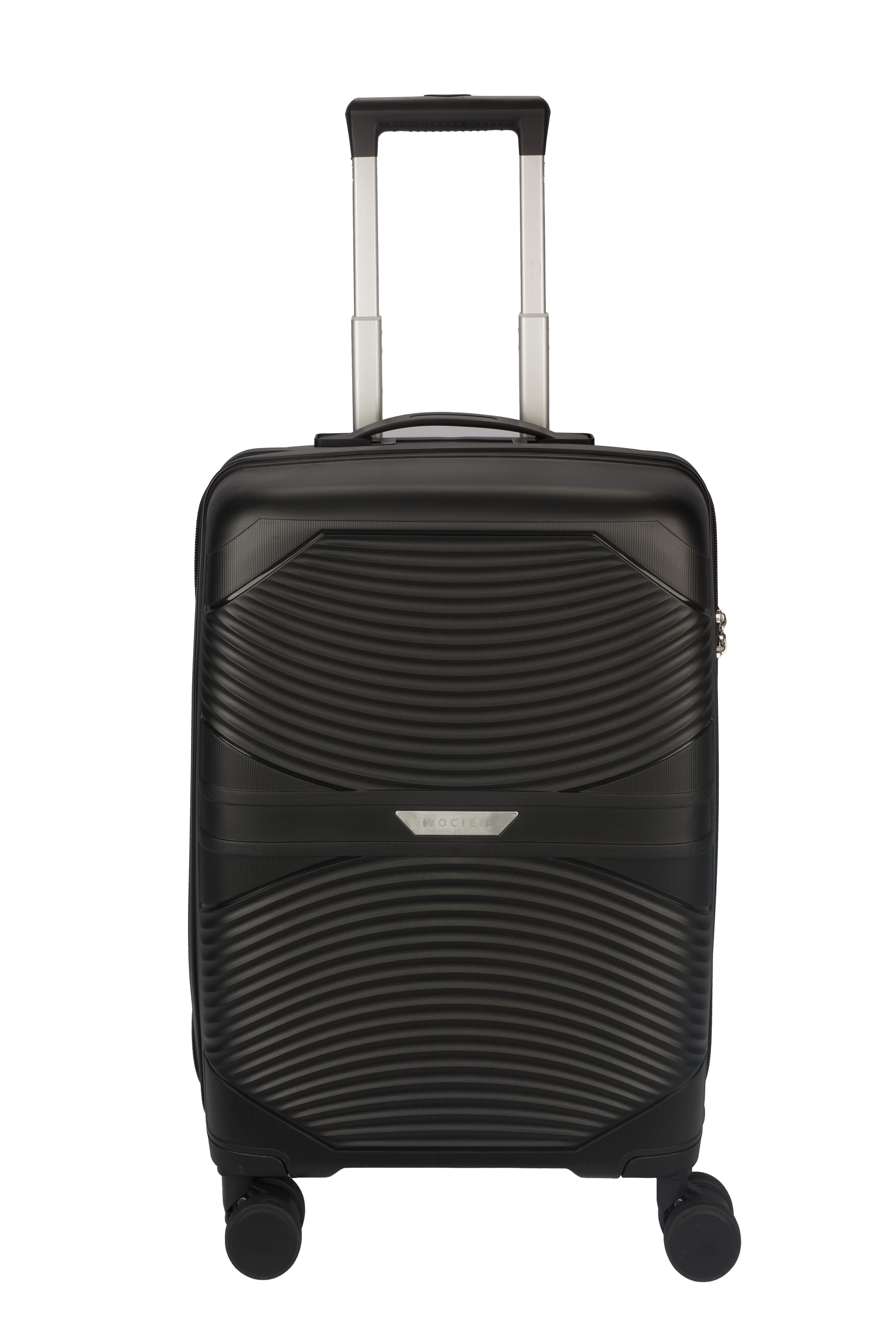 Troler De Cabina Vocier Model Y1 Range Negru 55cm Spinner Tsa